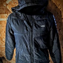 Ladies Vans jacket Blk And White  Size Medium 