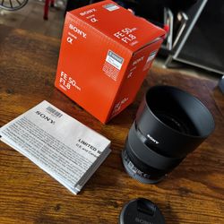 Sony FE 50mm F1.8 Lens 