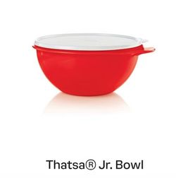 Tupperware 12cup Jr Bowl Red Chili