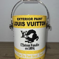 Louis Vuitton Yellow LV Paint Can Monogram Top Handle Shoulder Crossbody Bag