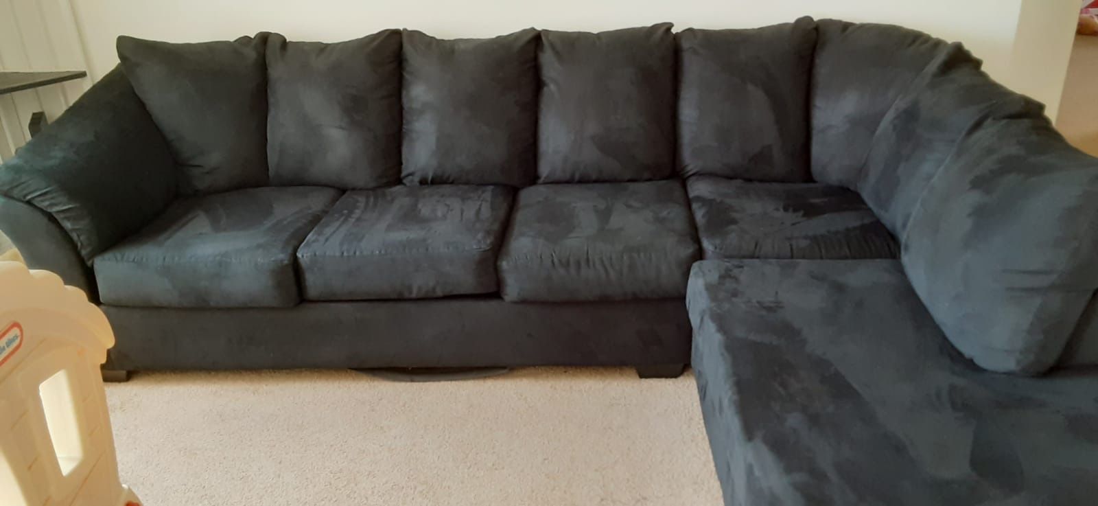 Black Sectional sofa