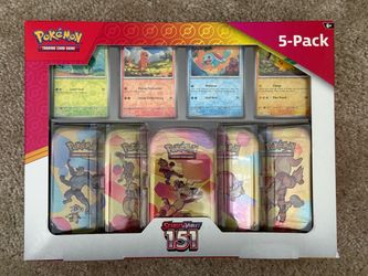 Costco Pokemon Scarlet & Violet 151 Mini Tin 5-pack