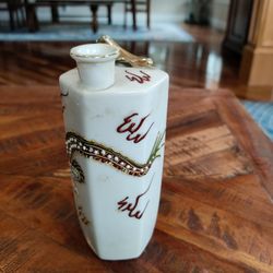 Vintage Japanese Sale Decanter Hand Painted Dragon And Seal