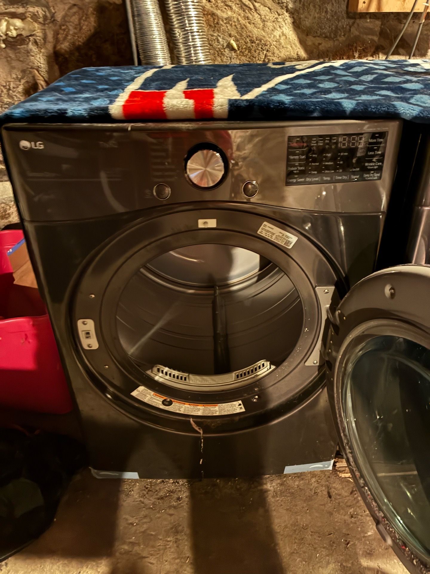 gas dryer and electric washer