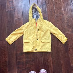Kids Yellow Rain Jacket