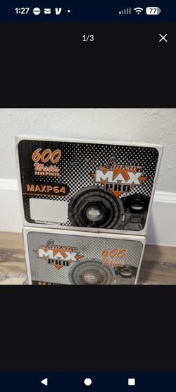 Lanzar Max Pro 600 W Peak Power Car MAXP64 Speakers