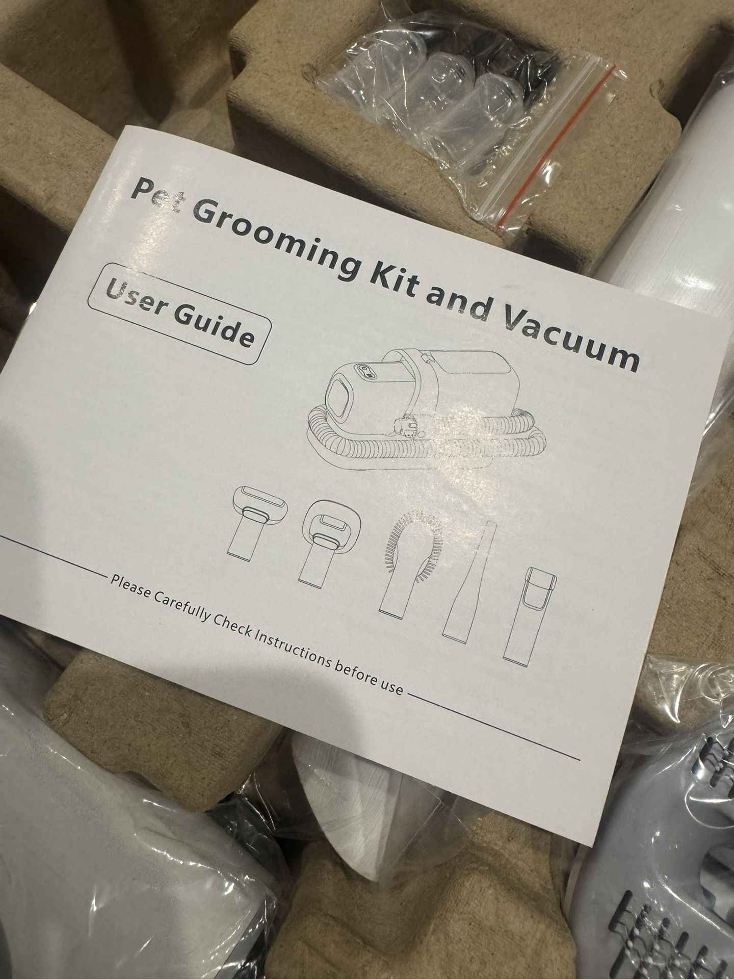 Pet Grooming Kit And Vacuum