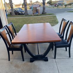Dining Table With 4 Chairs 
