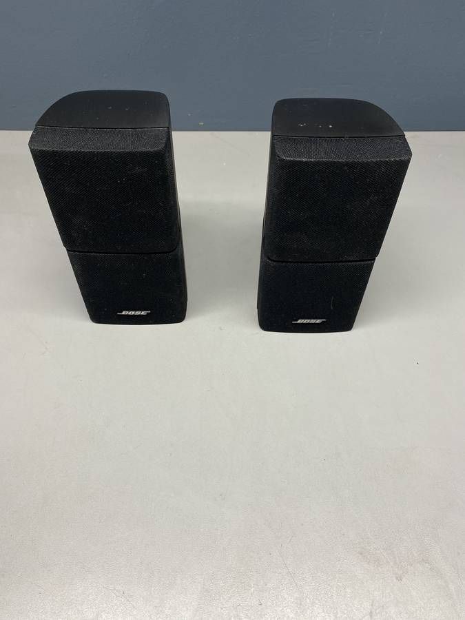 BOSE "Double Cube" SPEAKERS Acoustimass Lifestyle Surround PAIR Set