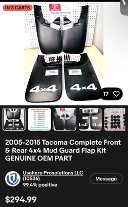 Toyota Tacoma Mud Flaps