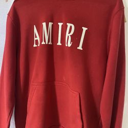 Amiri Red Hoddie
