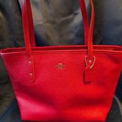 Red Coach Bag
