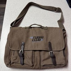 Laptop saddle carry briefcase bag for office, travel, business trips. *Logo already embroidered*