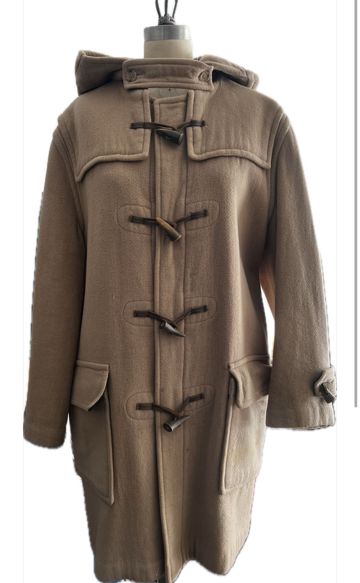 Authentic burberry duffle coat women caramel 