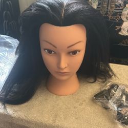 Cosmetology Head For Practice Of Braiding 