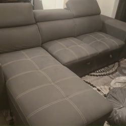 Right Hand Microfibre Sectional