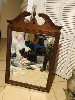 Cherry Wood Mirror