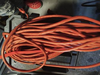 Orange Outdoor Extension Cord