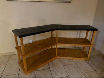 Side shelf table
