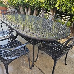 Patio Set 7pc/outdoor Dining Set/Outdoor Furniture/Cash Only 