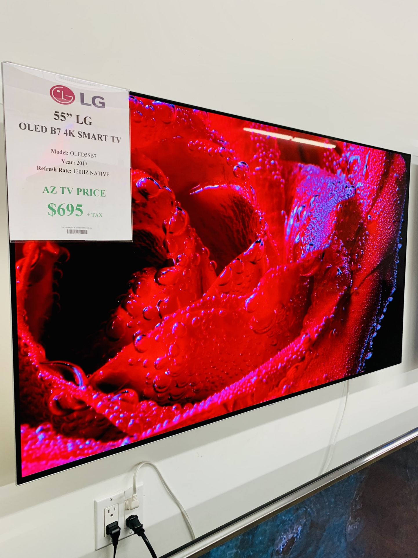LG 55” OLED B7 4K SMART TV - SUPER THIN! AMAZING COLORS