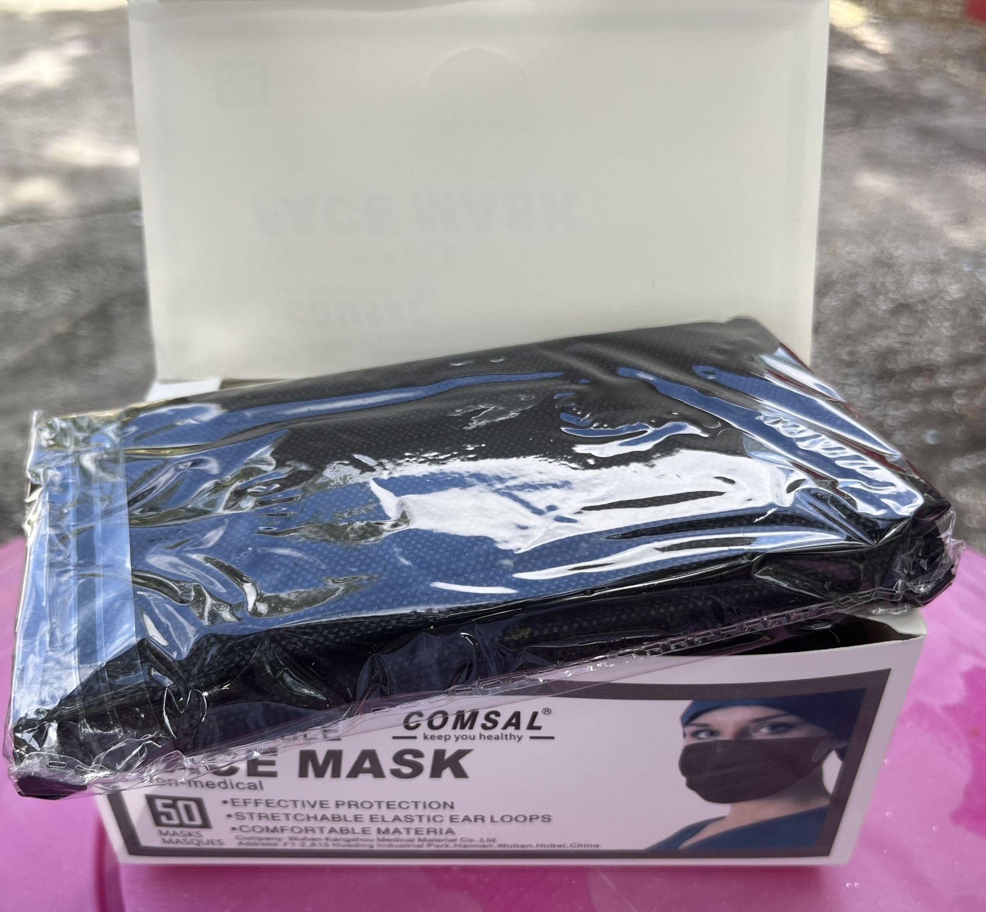 Face Masks disposable Black 2000 Pieces