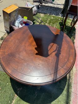 Round circle coffee table