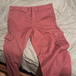 Pink jeans