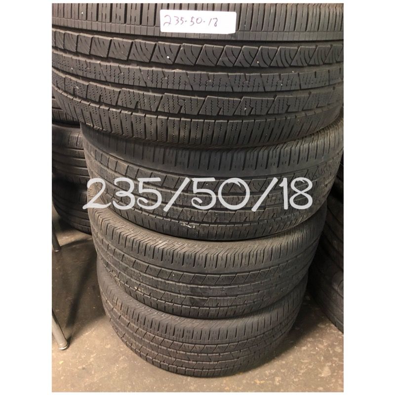 Used tires for sale 235/50/18 $220 all four free installation and balancing