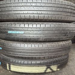 235 60 18 SET OF 4 USED PIRELLI SCORPIAN WITH 80% TREAD REMAINING.