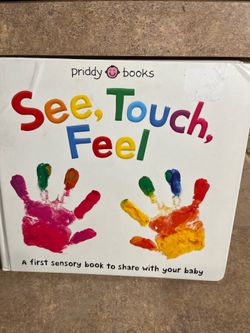 Baby Sensory Hard Back Book “See, Touch, Feel”