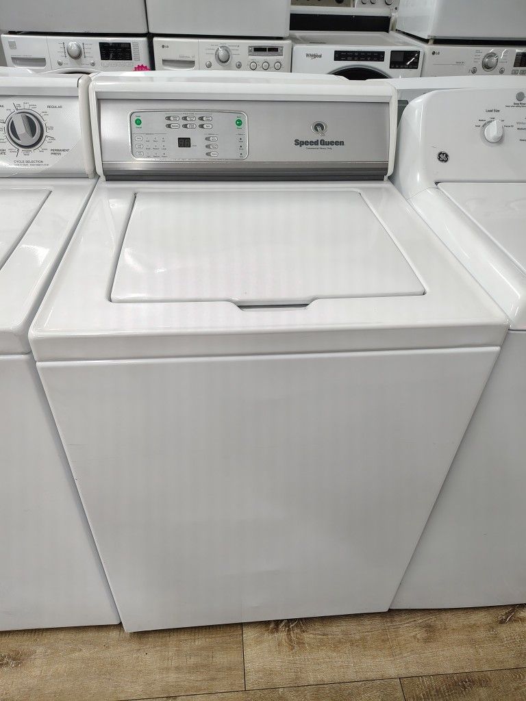 Speed Queen Comercial Heavy Duty Washer Auto Sensing Load Super Large Capacity In Excellent Working Condition
