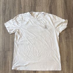 Men's Cream Graphic  T-Shirt