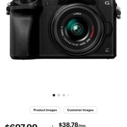 Panasonic - LUMIX G7 Mirrorless 4K Photo Digital Camera Body with 14-42mm f3.5-5.6 II Lens - DMC-G7KK - Black
Model: DMC-G7 Like New