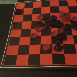 Small Checkers Set For Traveling 