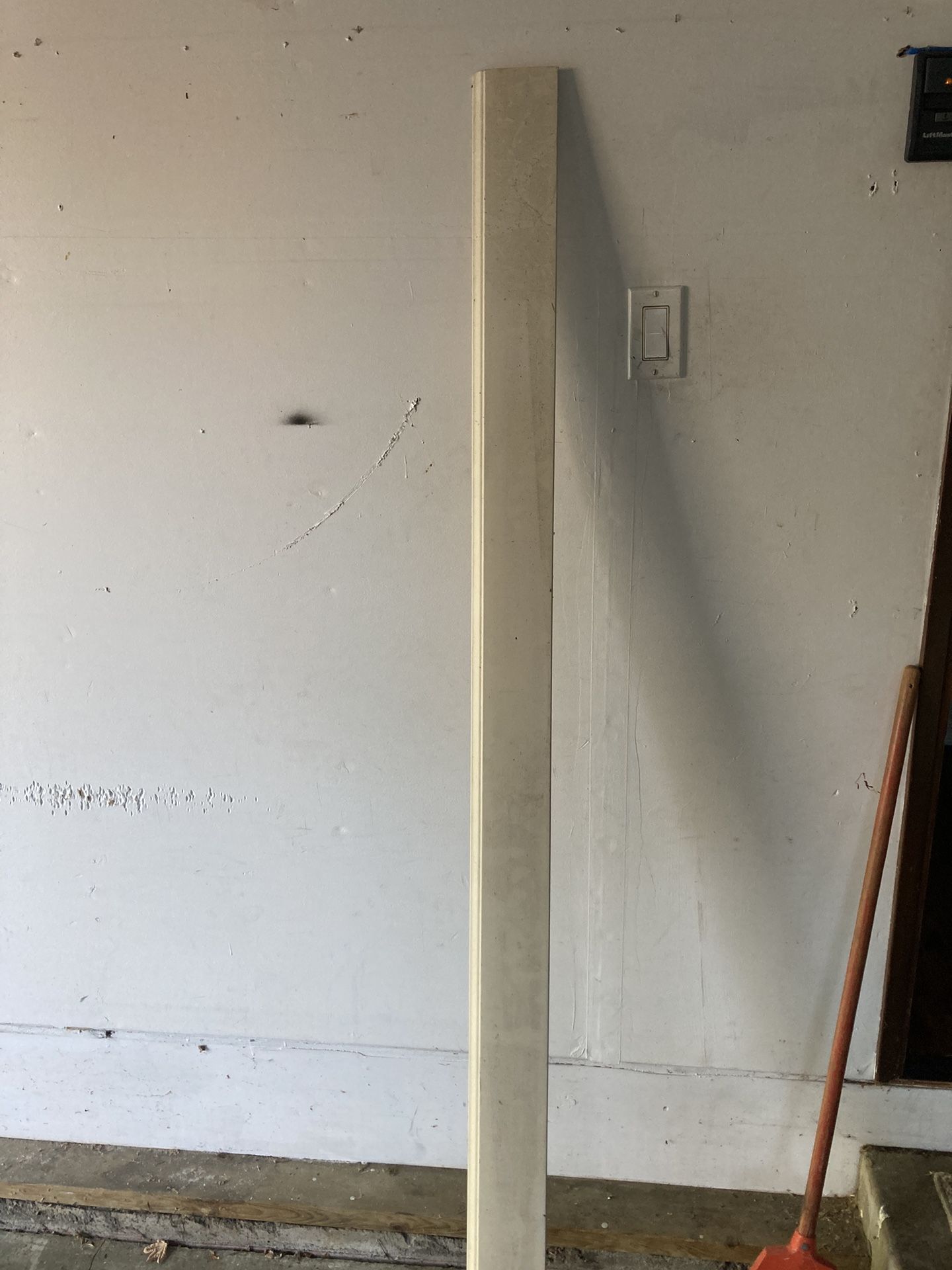 72” Long Piece Of White Trim