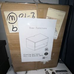 Home Furniture Floating End Table 