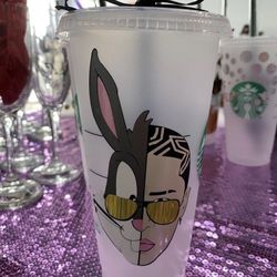 Not Free Bad Bunny Starbucks Cup