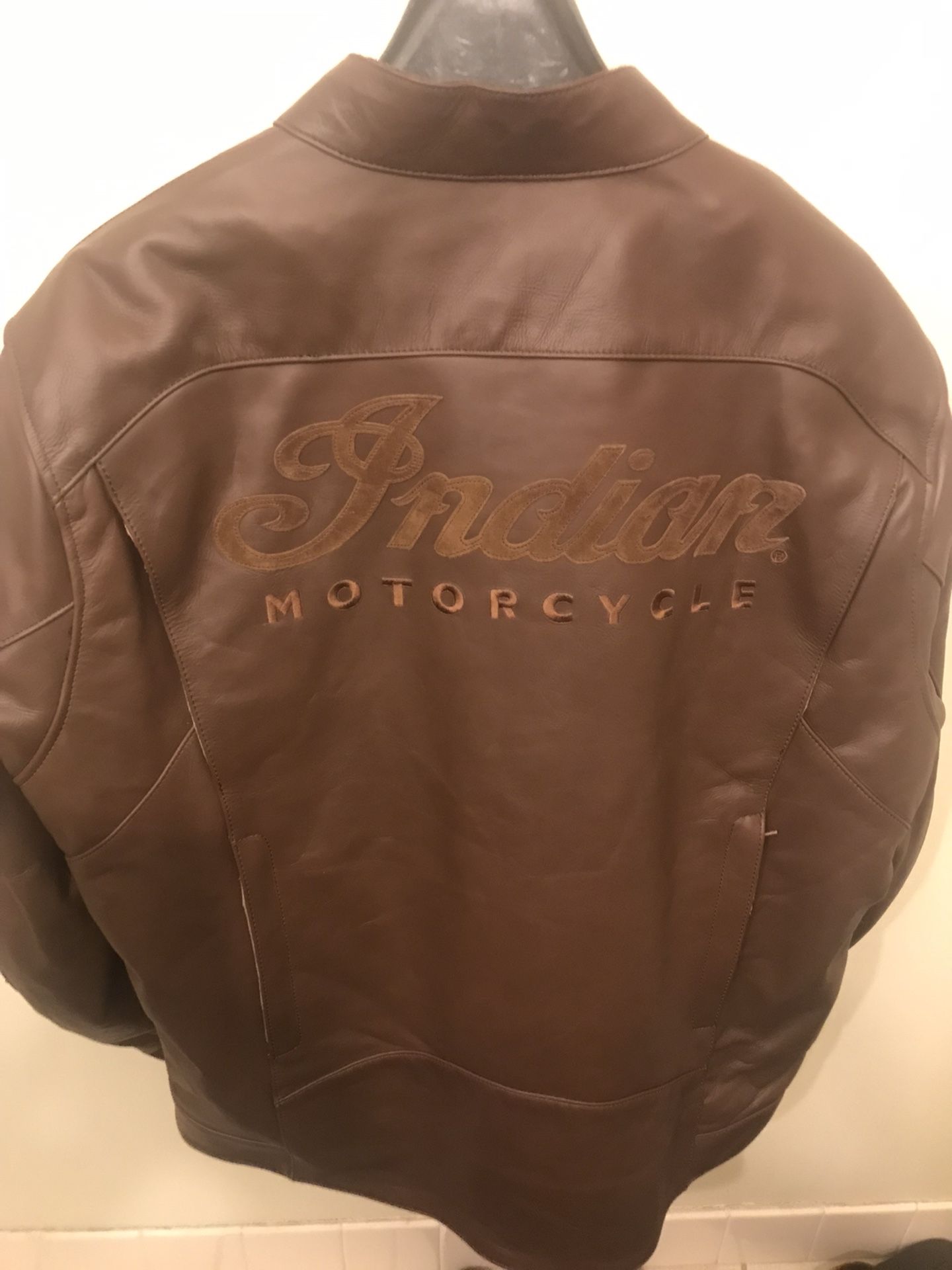 Brand New Indian Leather Jacket, Shirt And Hat