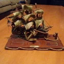 Vintage Bonhomme Richard Model Ship
