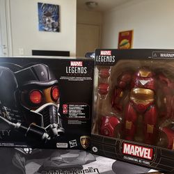 Marvel Legends Star lord Helmet And Hulk Buster 