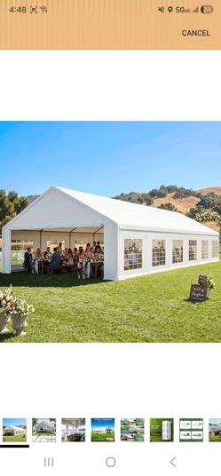 Large White Outdoor Party Canopy Tent