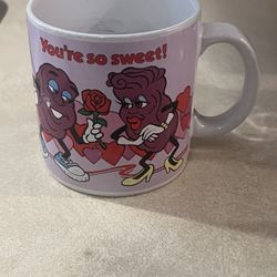 California Raisins Coffee Mug Vintage 1988 