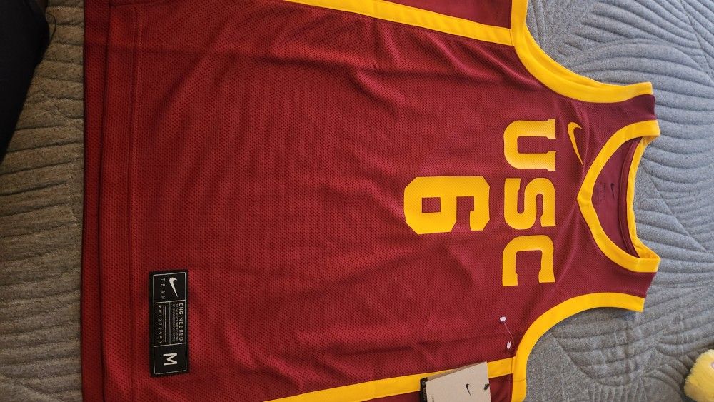 Bronny James USC Trojans Nike Basketball Jersey - Cardinal