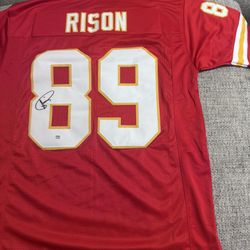 Andre Rison Signed Autograph Custom Jersey - PSA Coa Sticker Only - KC Chiefs