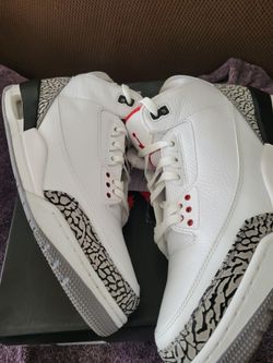OG Jordan 3 white cement size 12 (PRICE IS FIRM)