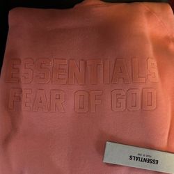 Essential Hoodie Coral 