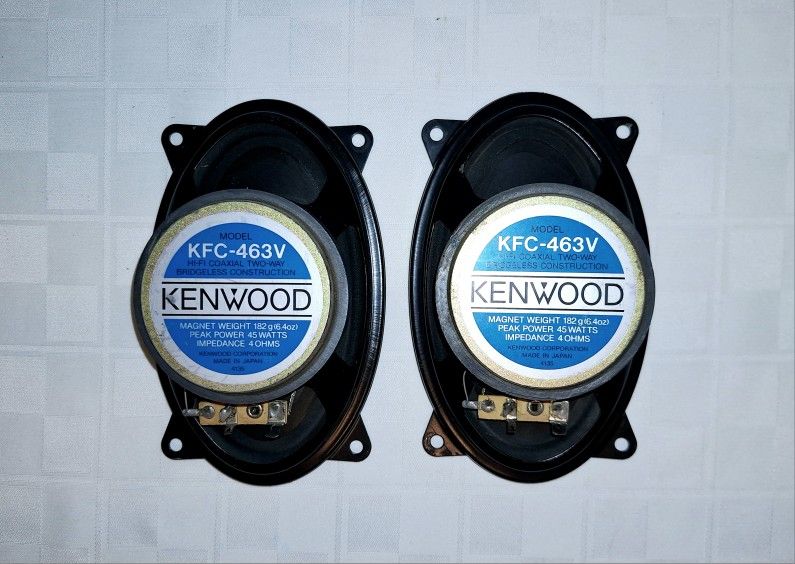 Kenwood KFC-463V, 4x6 speakers, 45 W