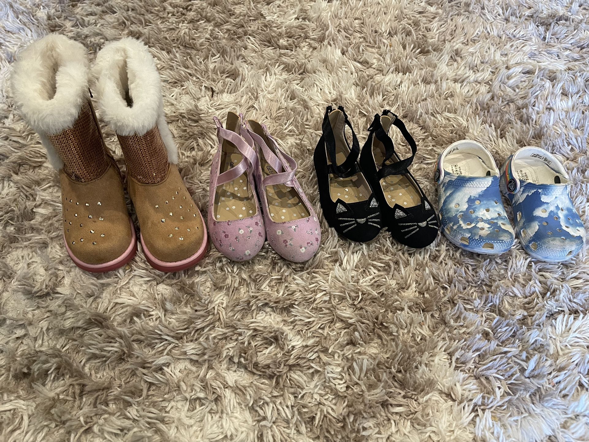 Toddler Girl Shoes Size 7T 4 Pair Bundle