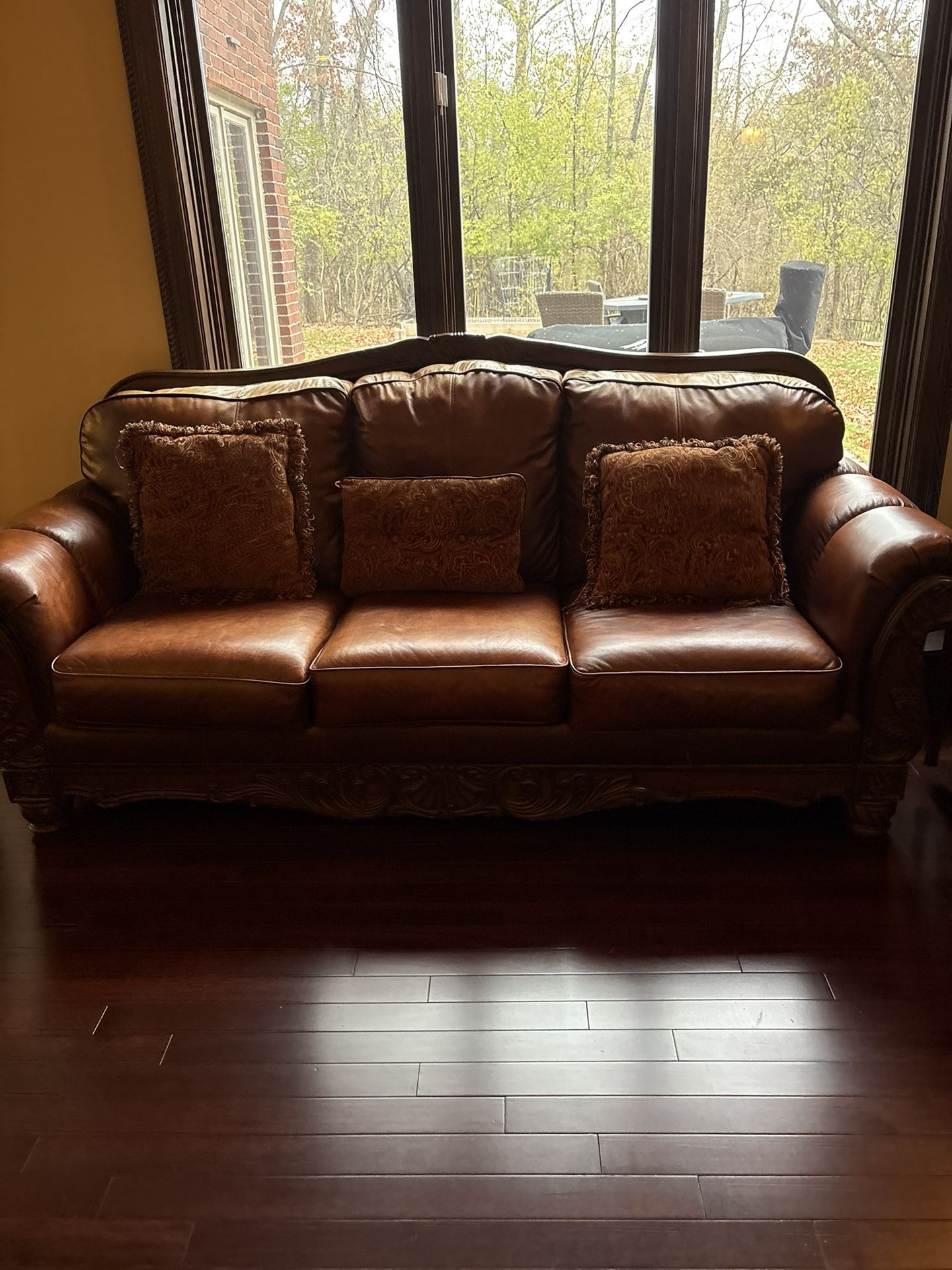 2 Leather Sofas